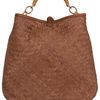 Ferragamo Ceyla Woven Leather Tote in Brown (tan) - Lyst