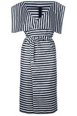 Gareth Pugh Striped Summercoat