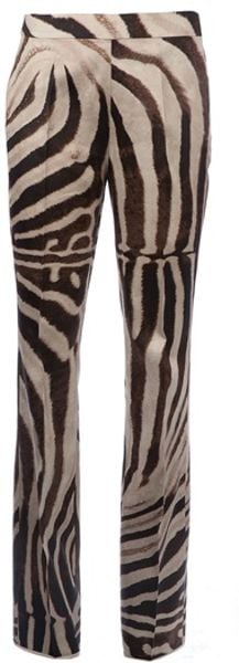 Giambattista Valli Zebra Print Trouser in Animal (zebra) - Lyst
