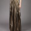 Haider Ackermann Maxi Skirt in Gold - Lyst