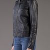 Improvd Leather Jacket in Black - Lyst