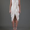 Lanvin Sleeveless Dress in White (ivory) - Lyst