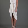 Lanvin Sleeveless Dress in White (ivory) - Lyst