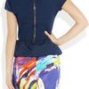 Marc By Marc Jacobs Luca Jersey Peplum Top in Blue - Lyst