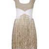 Mark Fast Sandstorm Crochet Dress in Beige (cream) - Lyst