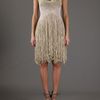 Mark Fast Sandstorm Crochet Dress in Beige (cream) - Lyst