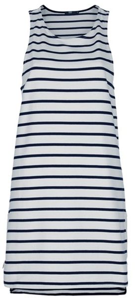 Markus Lupfer Striped Vest Dress in Beige (nude) - Lyst