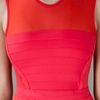 Markus Lupfer Colour Block Dress in Red - Lyst