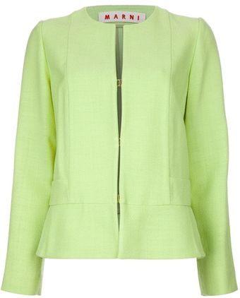 Marni Collarless Jacket - Lyst