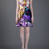 Mary Katrantzou Babelona Cap Sleeve Dress in Multicolor (multi) - Lyst