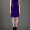 Michael Kors Draped Dress in Purple - Lyst