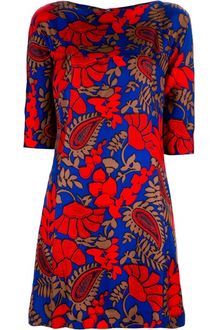 Milly Paisley Print Dress - Lyst