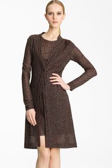Missoni Long Metallic Knit Cardigan - Lyst