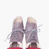 Neil Barrett Grey Hybrid Oxford Heels in Gray (grey) - Lyst