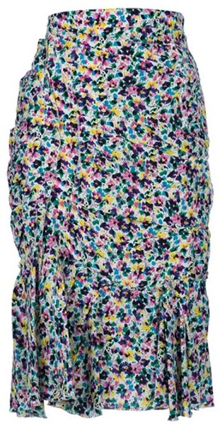  Ditzy Print Skirt 