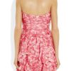 Notte By Marchesa Strapless Printed Silkorganza Dress in Pink - Lyst