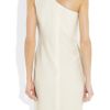 Notte By Marchesa Oneshoulder Embellished Silkcrepe Dress in Beige (white) - Lyst