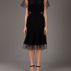 Prabal Gurung Cut Out Dress in Black - Lyst