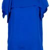 Stella Mccartney Slit Sleeve Top in Blue - Lyst