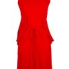 Stella Mccartney Draped Back Dress in Red - Lyst