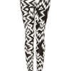 Topshop Aztec Print Leggings in Black (black/white) - Lyst