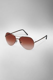 Burberry Halfframe Aviators - Lyst