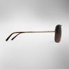 Burberry Square Frame Aviators in Gold for Men (pale gold) - Lyst
