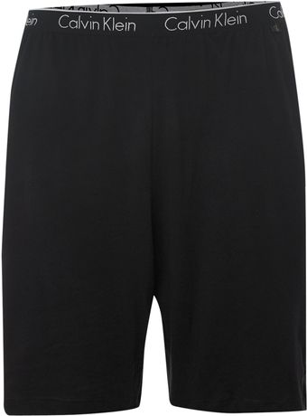 Calvin Klein Long Nightwear Shorts - Lyst