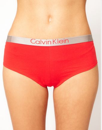  Calvin Klein Cheeky Logo Short in Cotton 
