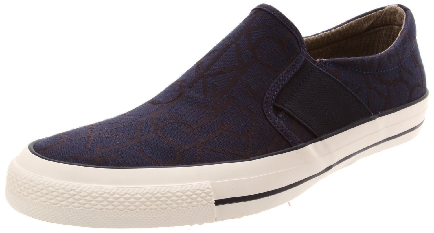 calvin klein navy trainers