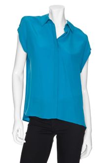 Equipment Exclusive Sleeveless Silk Blouse - Lyst