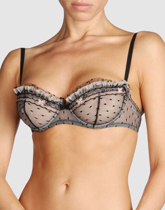 Ermanno Scervino Lingerie Balconette Bra - Lyst