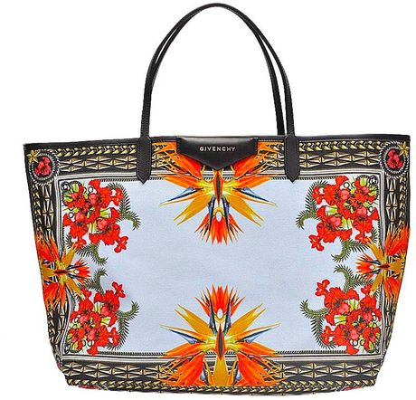 Givenchy Canvas Antigona Tote Bag in Orange - Lyst