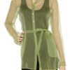 Jil Sander Athene Silk Organza Shirt in Green - Lyst