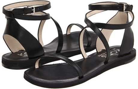 Kors By Michael Kors Rosemary Flat Sandals in Black (b) - Lyst