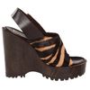 Michael Kors TigerStriped Wedges in Black (a) - Lyst