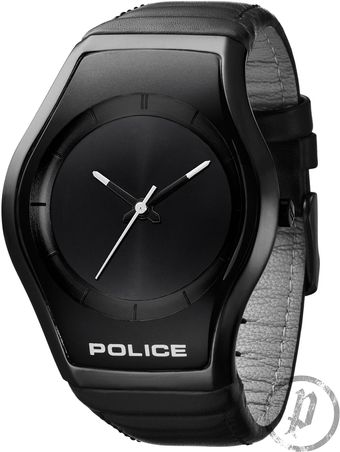 Police Sphere Black Strap - Lyst