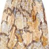 See By Chloé Bee Free Brocade Mini Skirt in Brown (yellow) - Lyst