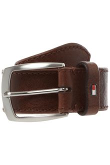Tommy Hilfiger Stitched Edge Leather Belt - Lyst