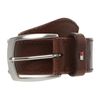 Tommy Hilfiger Stitched Edge Leather Belt in Brown for Men - Lyst