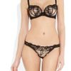 Agent Provocateur Petronella Lace and Satin Briefs in Black - Lyst