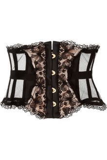 Agent Provocateur Petronella Lace and Satin Waspie - Lyst