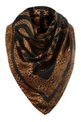 Biba Opposite Leopard Print Scarf
