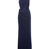 Biba Asymmetric One Shoulder Maxi Dress in Blue (navy) - Lyst