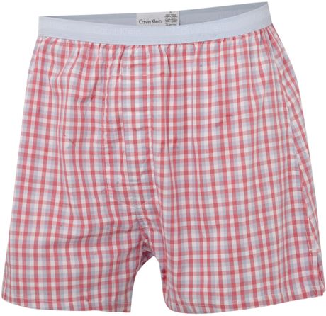 calvin klein boxers red