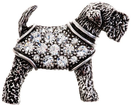 Cath Kidston Stanley Brooch in Silver - Lyst