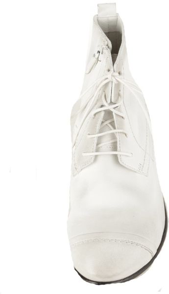 Costume National Laceups in White - Lyst