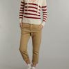 Denim And Supply Ralph Lauren Crop Turn Up Chino Trousers in Brown (tan) - Lyst