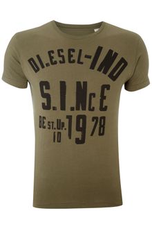Diesel Printed Tshirt - Lyst