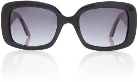 Dior Ladies Ladylady2 Sunglasses in Black | Lyst